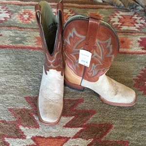 Stetson roughout cowboy boots